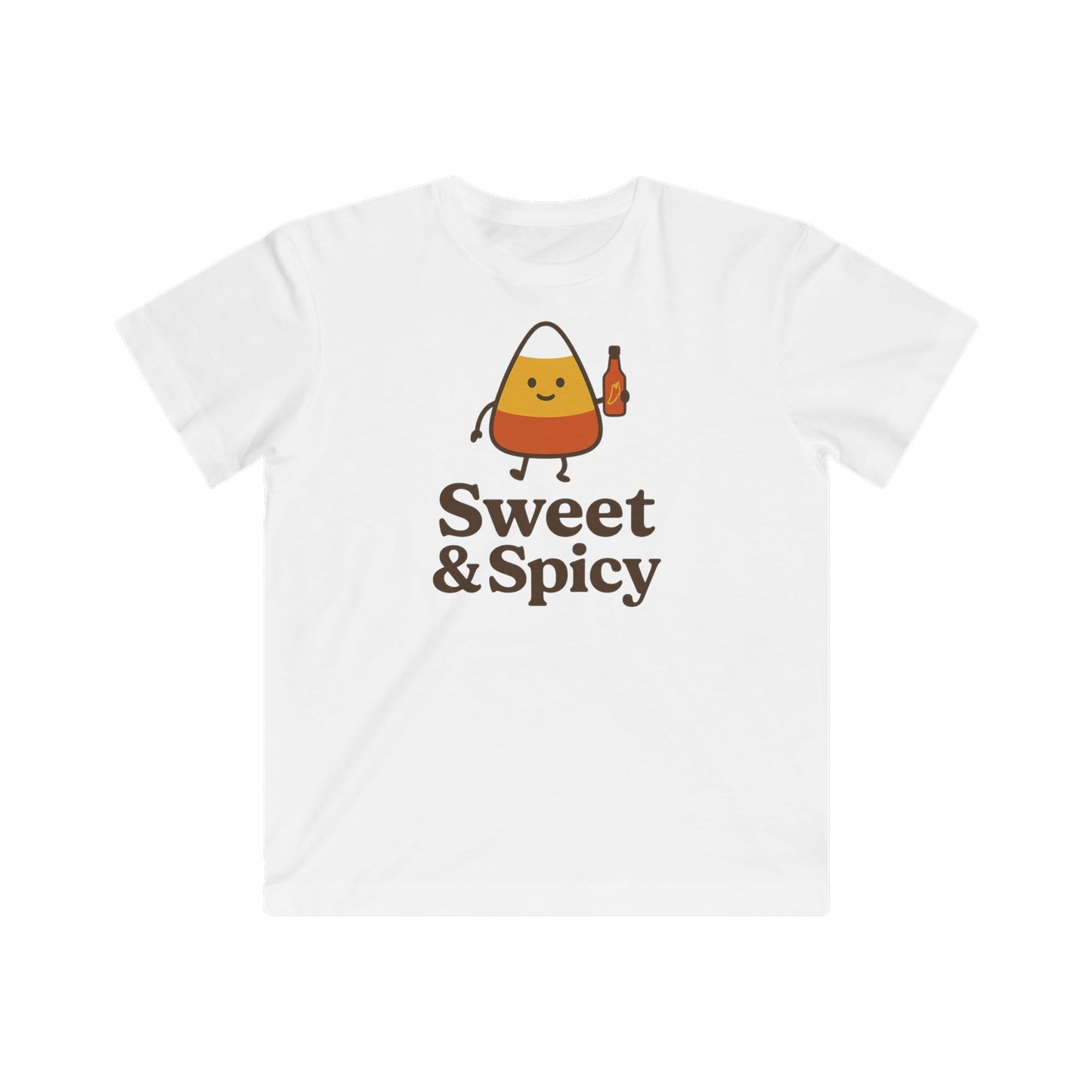 Sweet & Spicy Kids Tee - Fun Halloween T-Shirt, Cute Gift for Kids, Fall Apparel, Seasonal Wear, Trick or Treat Top
