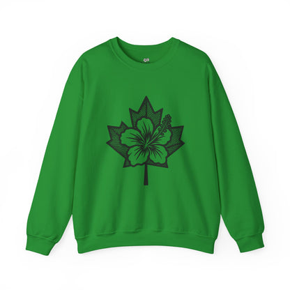 Hibiscus Maple Crewneck Sweatshirt