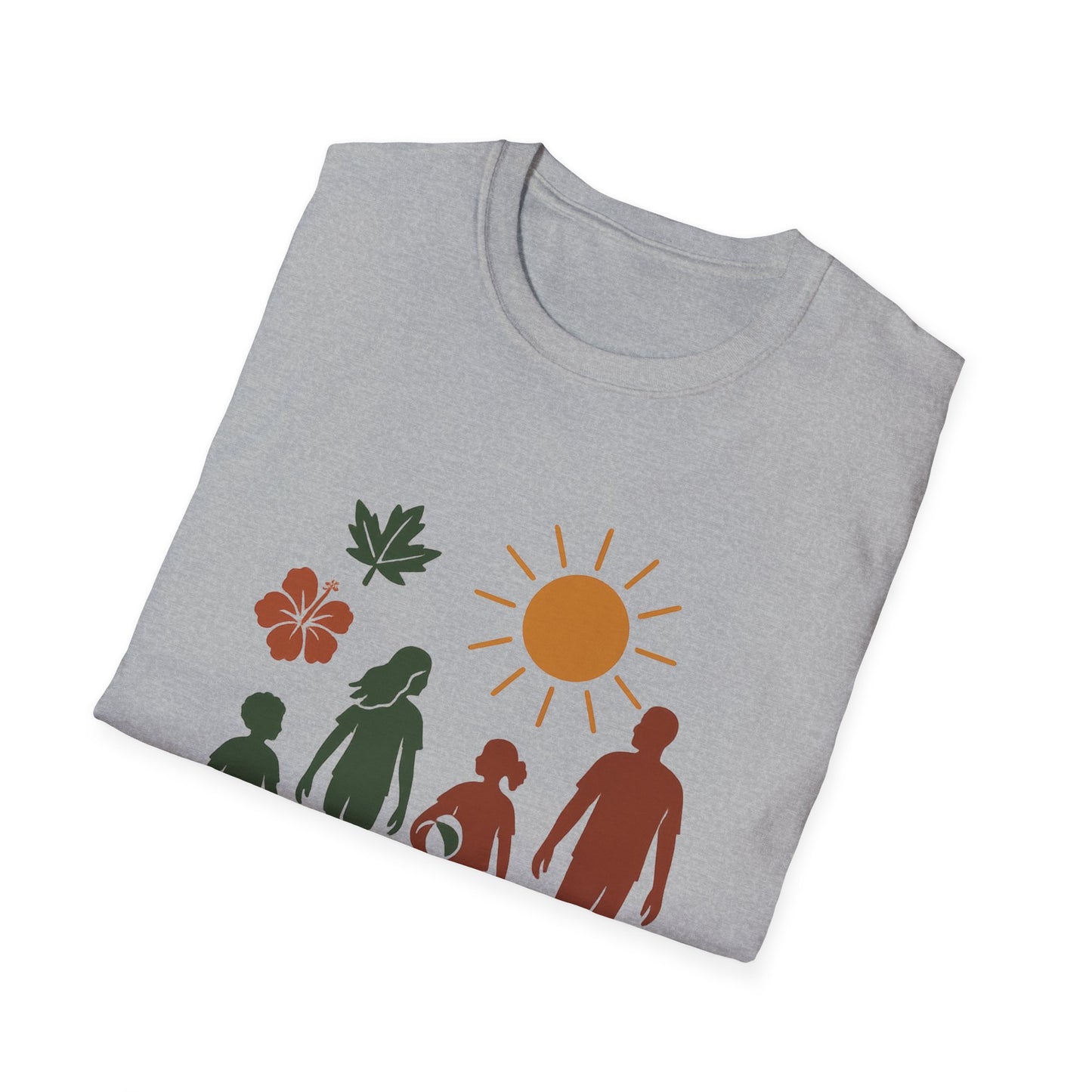 Family Beach Day Unisex T-Shirt, Summer Tee, Vacation Shirt, Outdoor Fun Top, Gift for Dad, Mom, Kids