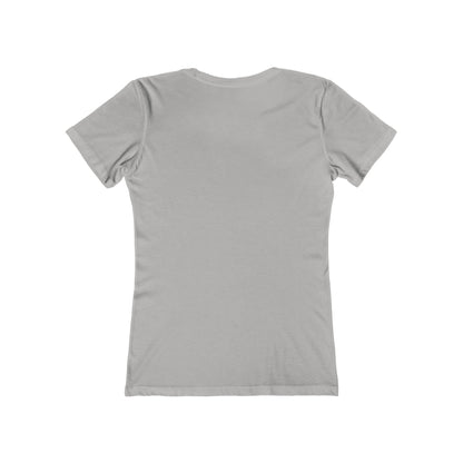 Stylish Women's Boyfriend Tee with Floral Line Art, Casual Tee, Gift for Her, Everyday Wear, Art-Inspired Apparel