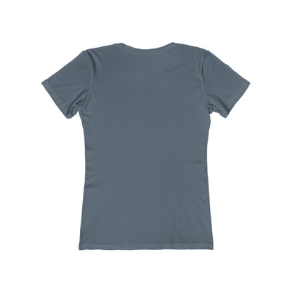 Stylish Women's Boyfriend Tee with Floral Line Art, Casual Tee, Gift for Her, Everyday Wear, Art-Inspired Apparel
