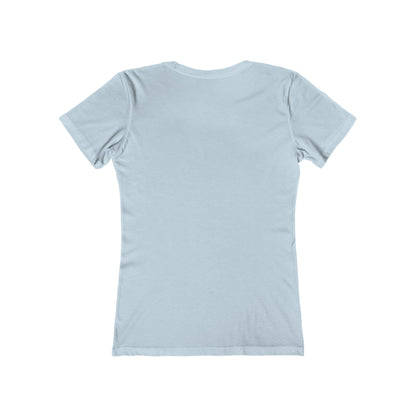 Stylish Women's Boyfriend Tee with Floral Line Art, Casual Tee, Gift for Her, Everyday Wear, Art-Inspired Apparel