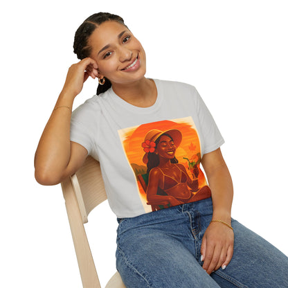 Tropical Vibes T-Shirt, Summer Graphic Tee, Vacation Outfit, Beachwear, Casual Wear, Gift for Her