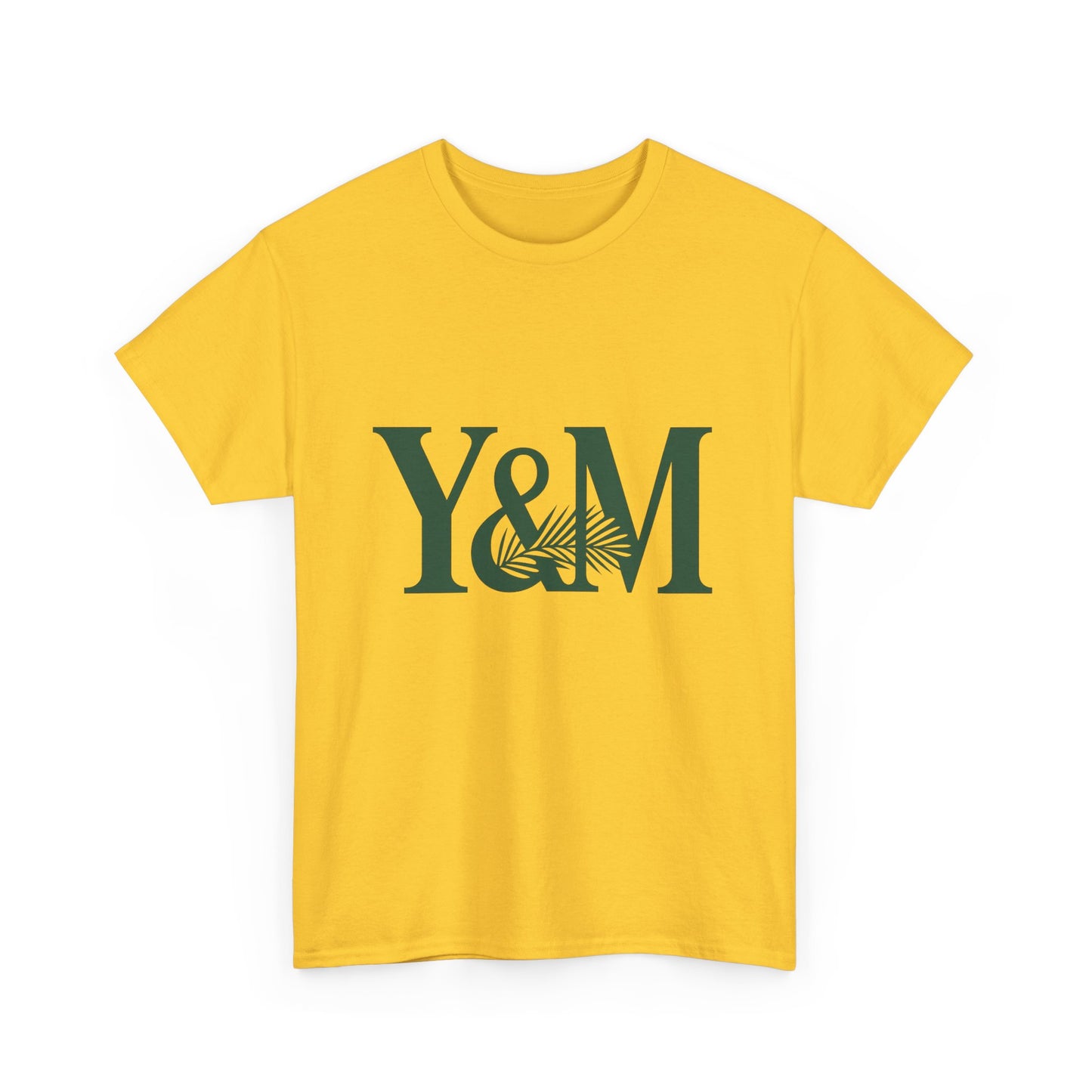 Unisex Heavy Cotton Tee with Y&M Design - Trendy Casual Wear, Gift for Friends, Comfortable Streetwear, Perfect for Any Occasion, [...]