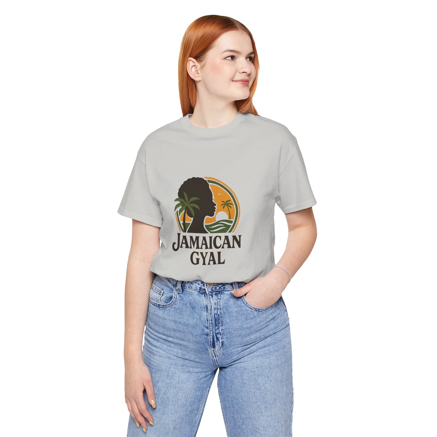 Jamaican Gyal Tee, Caribbean Vibe T-Shirt, Unisex Summer Shirt, Gift for Her, Tropical Style Apparel