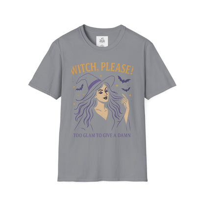 Witch Please Glam T-Shirt, Halloween Costume, Celestial T-Shirt, Gift for Her, Witchy Vibes, Boho Tee, Spooky Season Wear