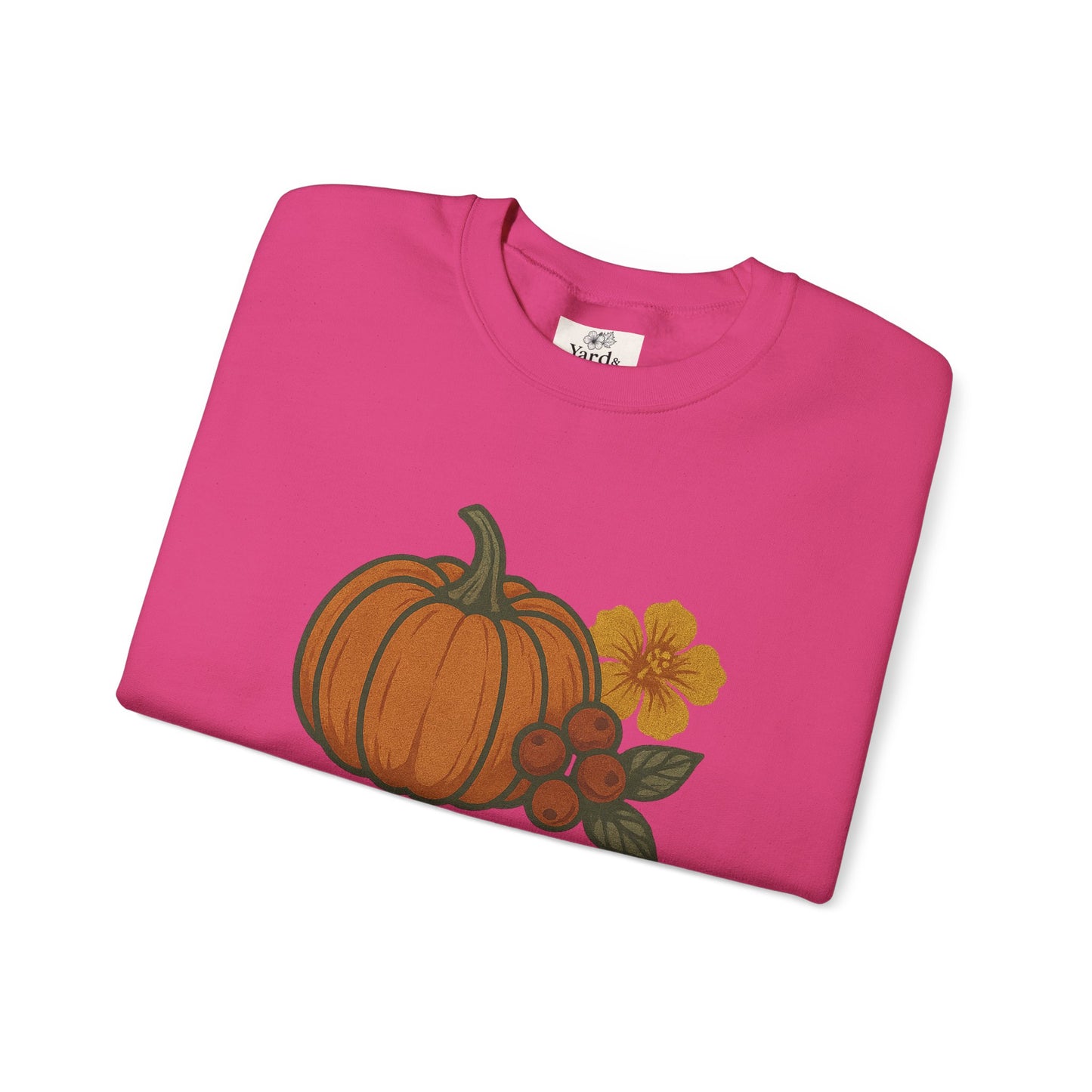 Pumpkin & Pimento Crewneck Sweatshirt, Cozy Fall Sweatshirt, Unisex Autumn Apparel, Thanksgiving Gift, Seasonal Fashion