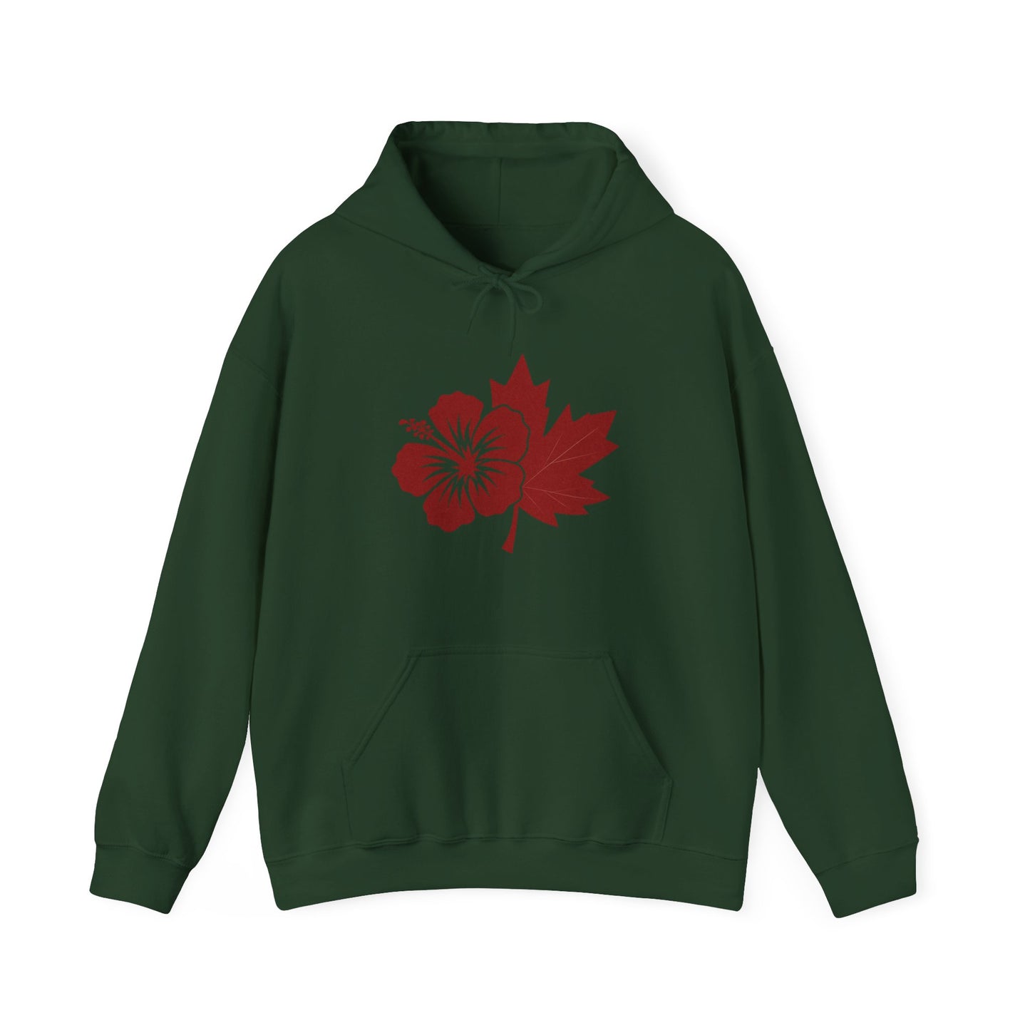 Maple & Hibiscus Hoodie — Yard & Maple Logo Cozy Pullover