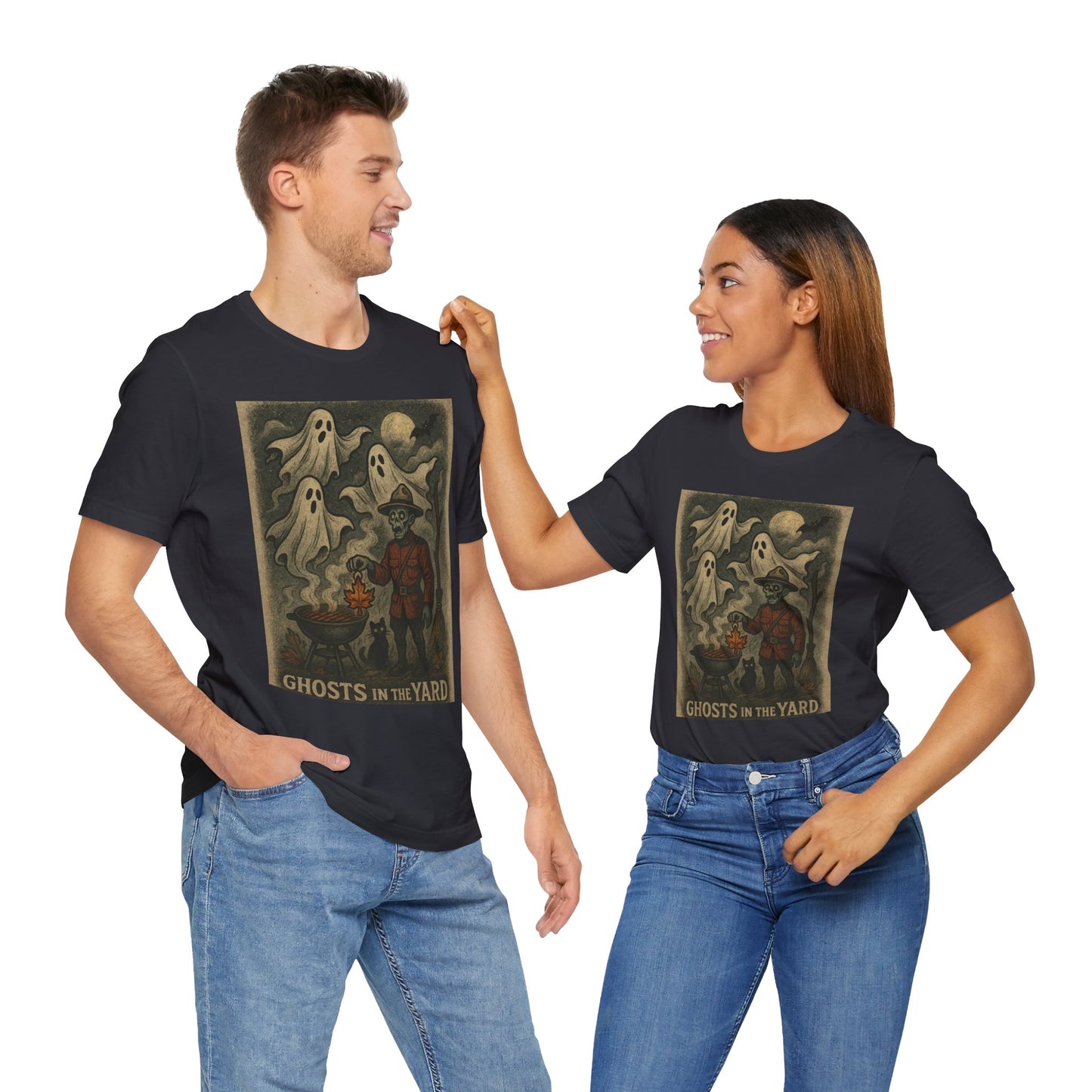Ghosts in the Yard Tee, Unisex Short Sleeve Tee, Spooky Halloween Shirt, Ghost Graphic T-Shirt, Fun Casual Wear, Unique Gift Idea, [...]