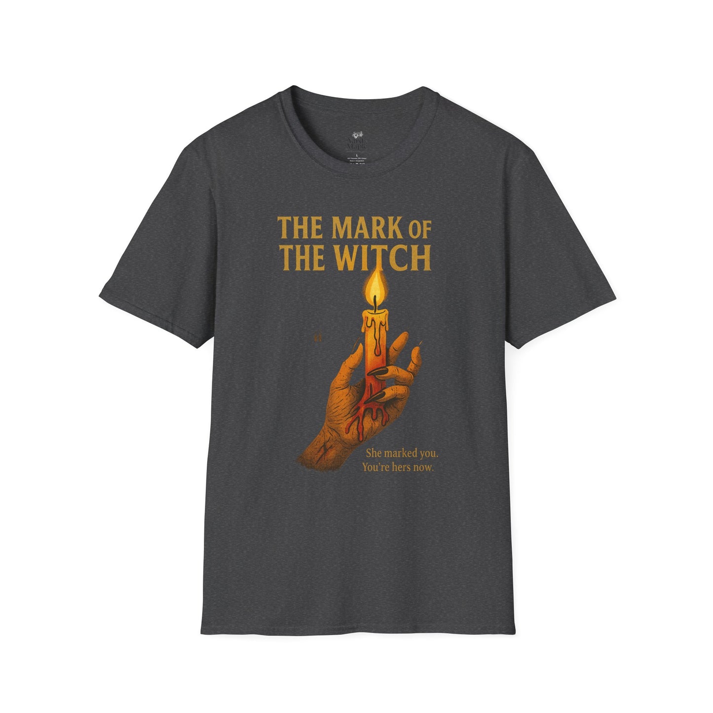 Witchy T-Shirt for Fans of Spooky Aesthetics, Perfect for Halloween, Casual Wear, Gifts for Witches, Unisex Style