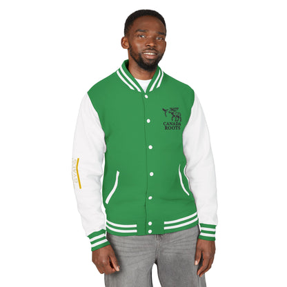 Unisex Heavyweight Letterman Jacket with Oak Leaf Design, Stylish Sports Jacket, Gift for College Students, Casual Attire, Fall [...]