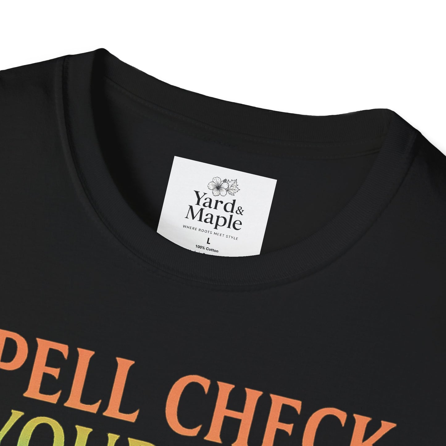 Spell Check Yourself Graphic Tee, Unisex Witch T-Shirt, Halloween Humor Top, Casual Witchy Apparel, Perfect for Spell Lovers