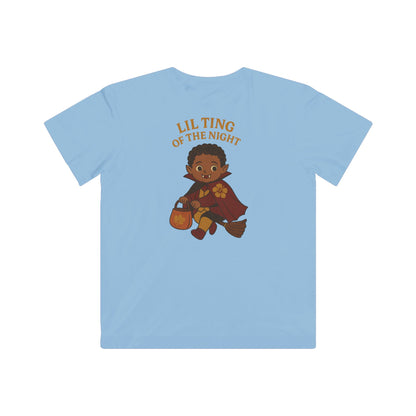 Kids Halloween Tee, Lil Ting of the Night Shirt, Spooky Costume, Autumn Apparel, Trick or Treat Shirt, Fun Kids Clothing