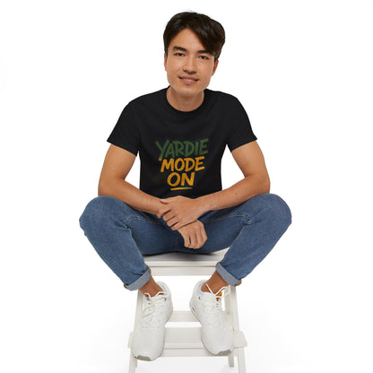 Yardie Mode Unisex Cotton Tee, Fun Graphic T-Shirt, Casual Wear, Gift for Caribbean Lovers, Summer Vibes