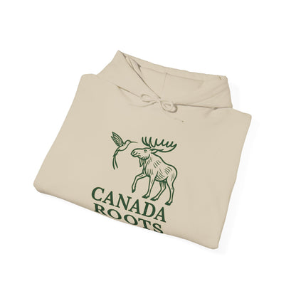 Canada Roots Moose Hoodie – Vintage Canadian Nature Pullover