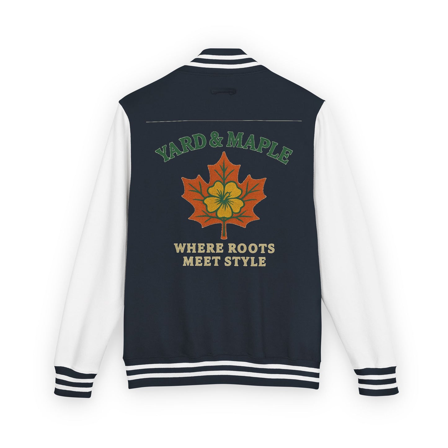 Unisex Heavyweight Letterman Jacket with Oak Leaf Design, Stylish Sports Jacket, Gift for College Students, Casual Attire, Fall [...]