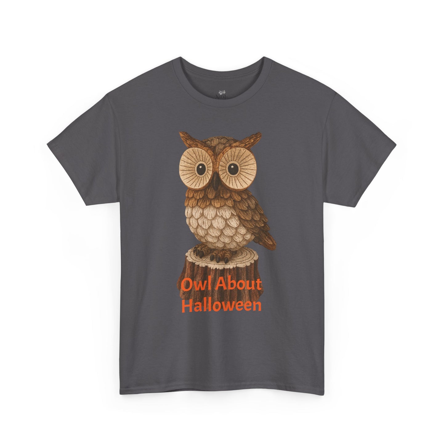Halloween Owl Tee, Perfect for Fall Celebrations, Unisex Cotton Shirt, Cute Gift for Owl Lovers, Halloween Party Apparel, Fun Autumn Wear