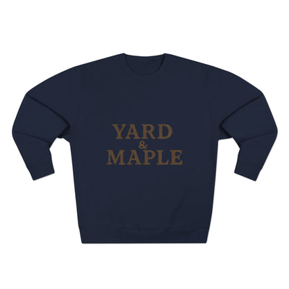 Cozy Yard & Maple Sweatshirt | Unisex Crewneck Style, Perfect for Fall, Thanksgiving, Casual Wear, Gift Idea