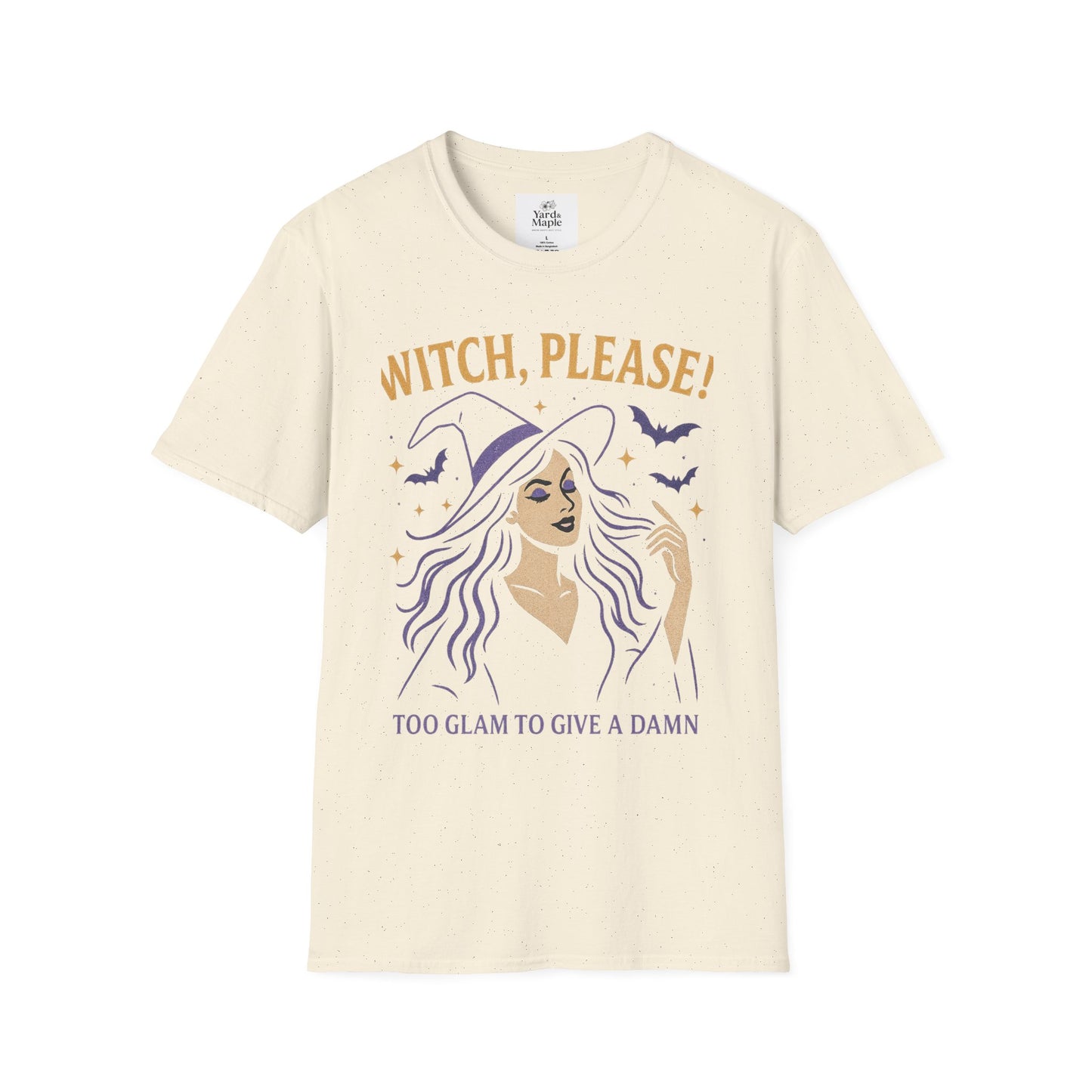 Witch Please Glam T-Shirt, Halloween Costume, Celestial T-Shirt, Gift for Her, Witchy Vibes, Boho Tee, Spooky Season Wear