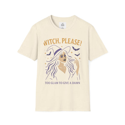 Witch Please Glam T-Shirt, Halloween Costume, Celestial T-Shirt, Gift for Her, Witchy Vibes, Boho Tee, Spooky Season Wear