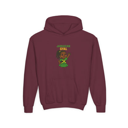 Jamaican Gyal Youth Hoodie, Comfortable Sweatshirt for Kids, Perfect Gift for Birthdays, Holidays, Dance Events, and Celebrations