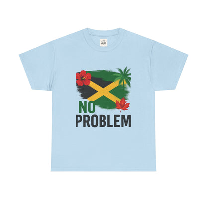 Jamaican Vibes Tee, Unisex Heavy Cotton T-Shirt with Tropical Design, Perfect for Summer and Festivals, Casual Wear, Gift Idea