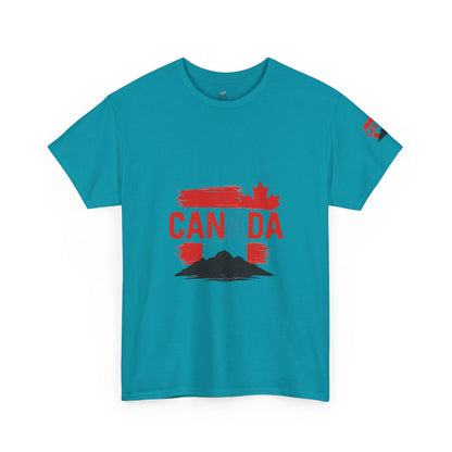 Canada Graphic Tee, Unisex Cotton Shirt, Canada Pride Apparel, Travel Souvenir Gift, Canadian Heritage Clothing