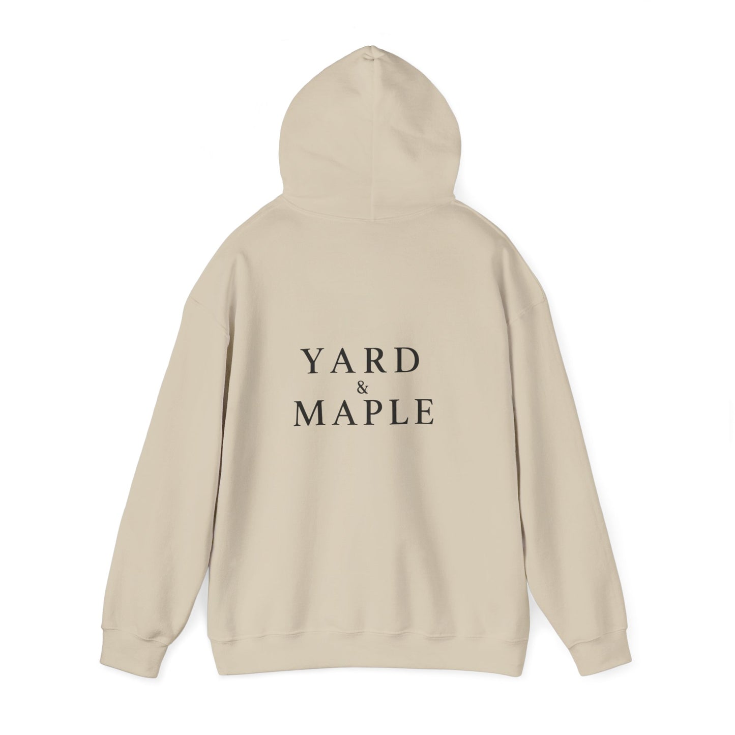 Maple & Hibiscus Hoodie — Yard & Maple Logo Cozy Pullover