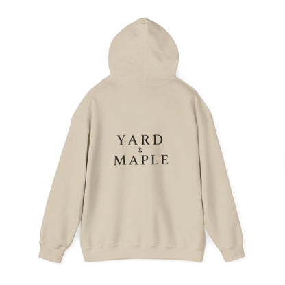 Maple & Hibiscus Hoodie — Yard & Maple Logo Cozy Pullover