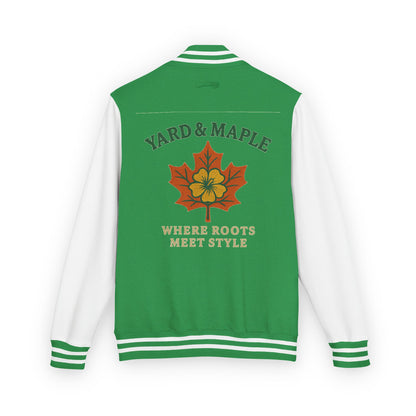 Unisex Heavyweight Letterman Jacket with Oak Leaf Design, Stylish Sports Jacket, Gift for College Students, Casual Attire, Fall [...]