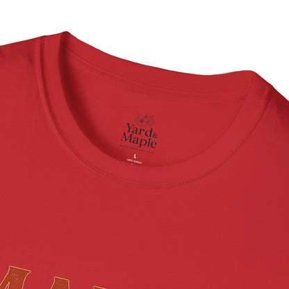 Maple Leaves & Patois Please Unisex T-Shirt, Casual Tee, Gift for Nature Lovers, Summer Wear, Eco-Friendly Fashion