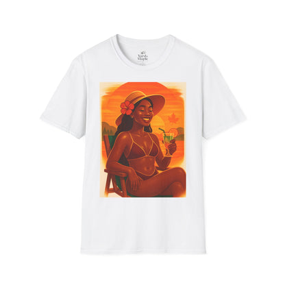 Tropical Vibes T-Shirt, Summer Graphic Tee, Vacation Outfit, Beachwear, Casual Wear, Gift for Her
