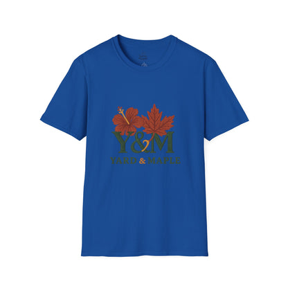 Yard & Maple Floral Unisex T-Shirt, Casual Tee, Nature Lover Gift, Spring Fashion, Graphic Shirt, Eco-Friendly Apparel