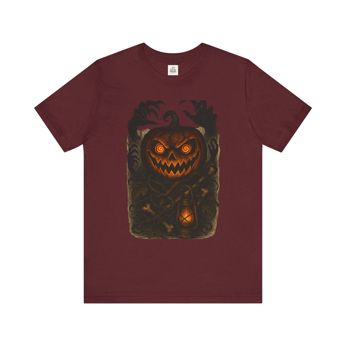 Halloween Pumpkin Tee, Unisex Jersey Short Sleeve Shirt, Fall Festival Apparel, Spooky T-Shirt, Trick or Treat Gift, Autumn Vibes