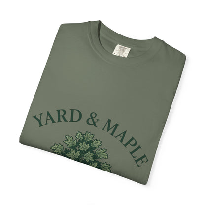 Yard & Maple Garment-Dyed T-Shirt for Nature Lovers, Comfortable Unisex Tee, Perfect for Casual Outings, Gifts for Tree Enthusiasts, [...]