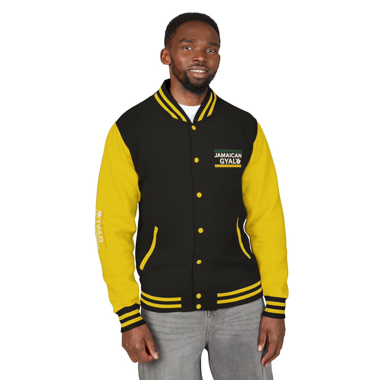 Unisex Heavyweight Letterman Jacket with Oak Leaf Design, Stylish Sports Jacket, Gift for College Students, Casual Attire, Fall [...]