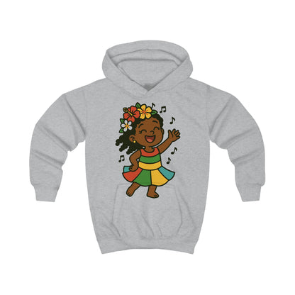Happy Dancing Kids Hoodie, Fun Children's Sweatshirt, Vibrant Gift for Kids, Birthday Apparel, Cheerful Hooded Sweatshirt