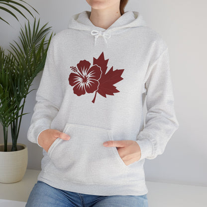 Maple & Hibiscus Hoodie — Yard & Maple Logo Cozy Pullover