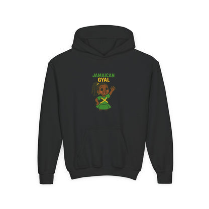 Jamaican Gyal Youth Hoodie, Comfortable Sweatshirt for Kids, Perfect Gift for Birthdays, Holidays, Dance Events, and Celebrations
