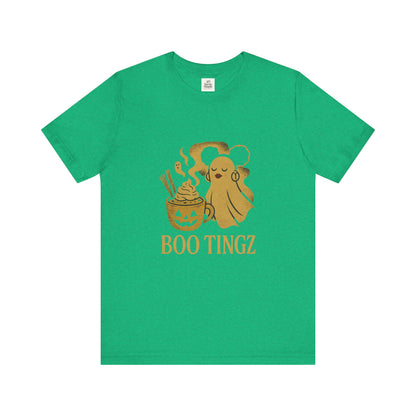 Spooky Ghost 'Boo Tingz' Tee for Halloween Fun