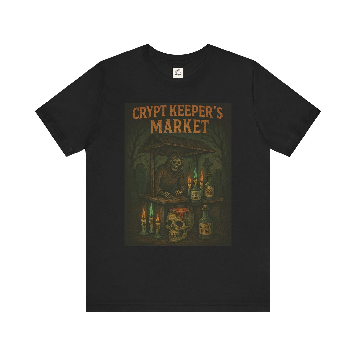 Crypt Keeper's Market Tee, Unisex Halloween Shirt, Spooky Graphic T-Shirt, Perfect for Horror Fans, Alternative Summer Clothing, [...]