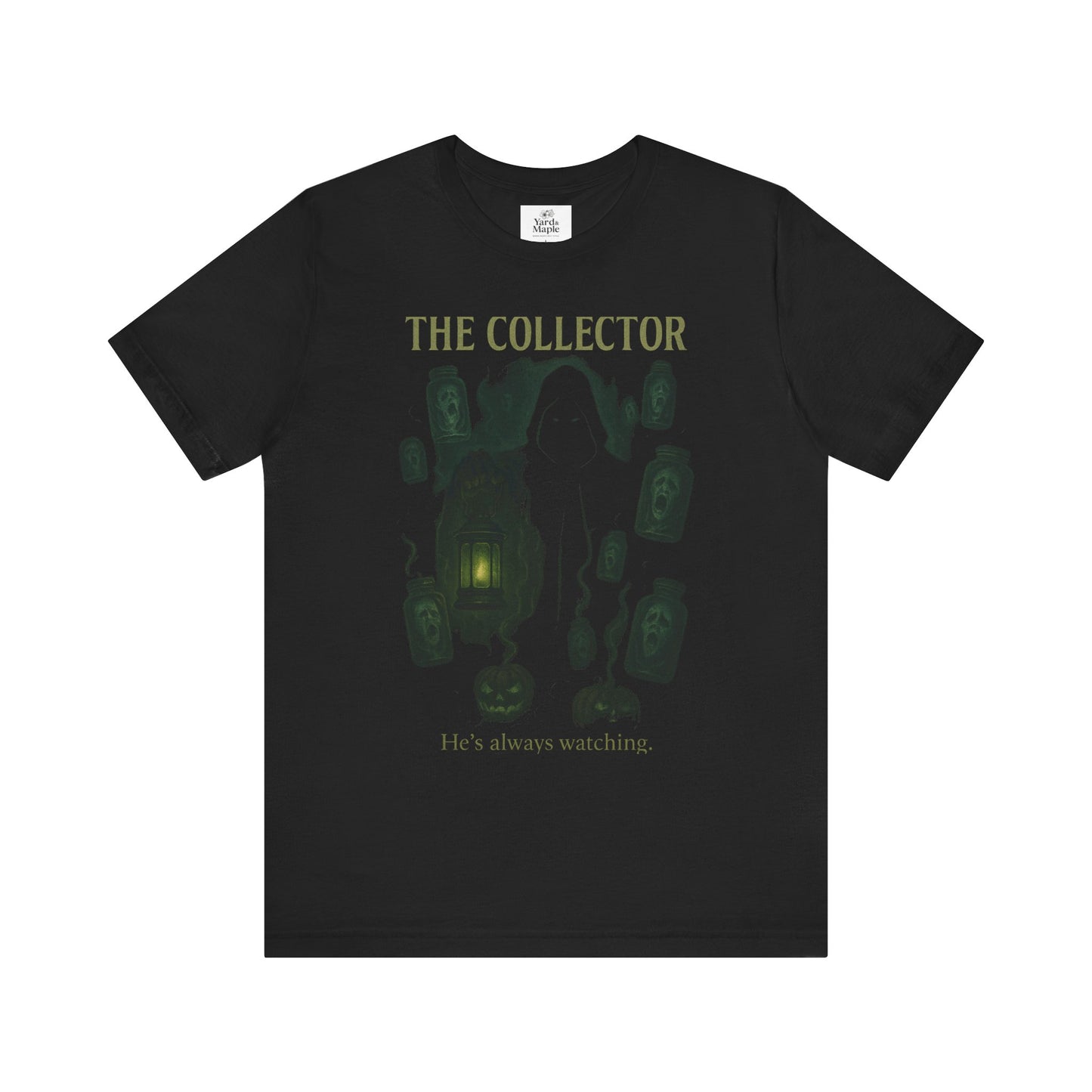 Haunting Collector Tee, Spooky Unisex Shirt, Horror Graphic Tee, Halloween Outfit, Gift for Collectors