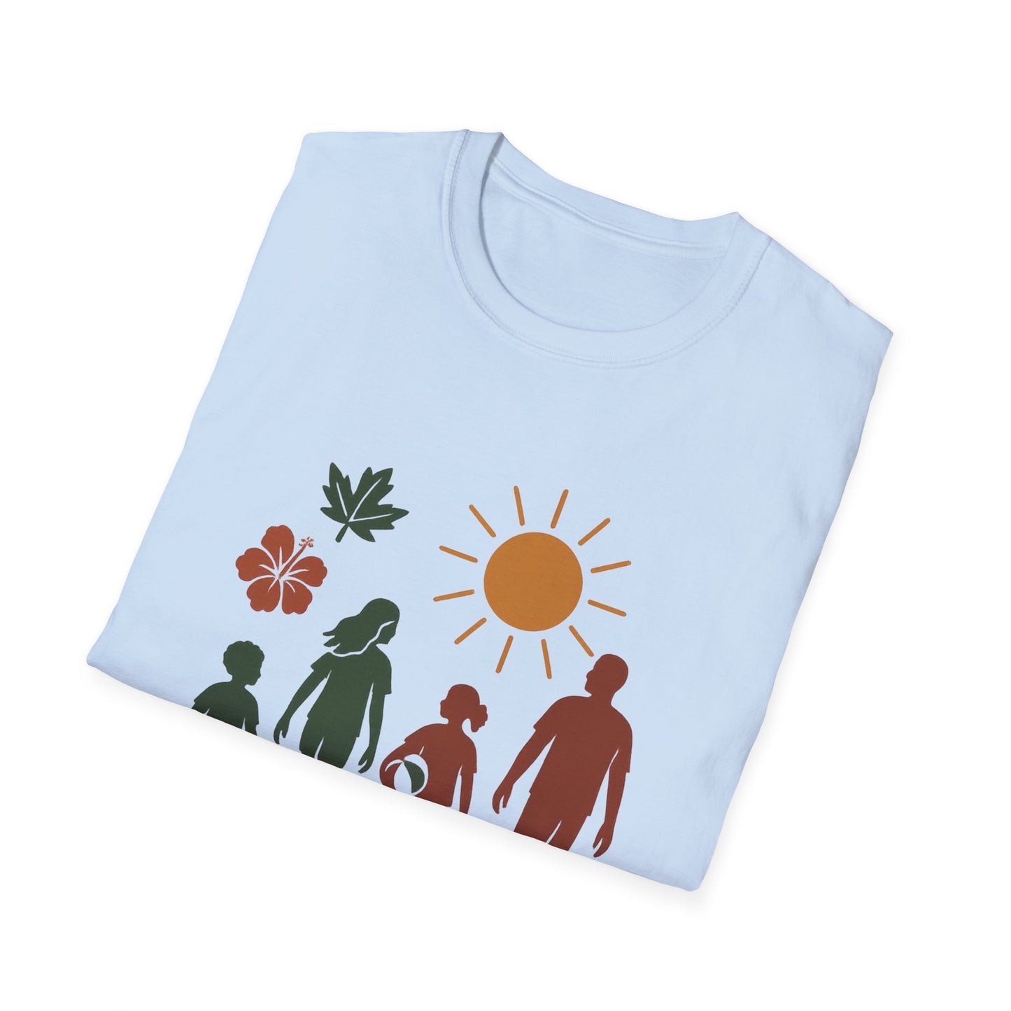 Family Beach Day Unisex T-Shirt, Summer Tee, Vacation Shirt, Outdoor Fun Top, Gift for Dad, Mom, Kids