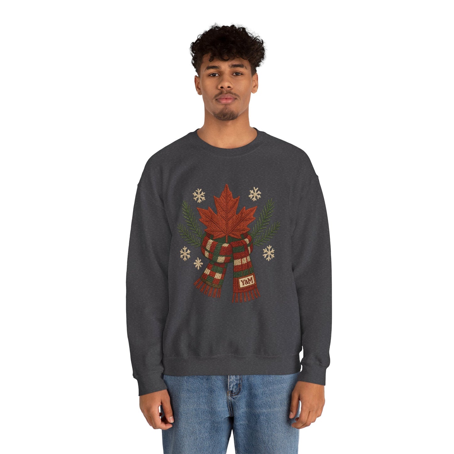 Cozy Holiday Sweatshirt, Festive Crewneck, Christmas Gift, Winter Apparel, Casual Wear, Unisex Winter Sweatshirt