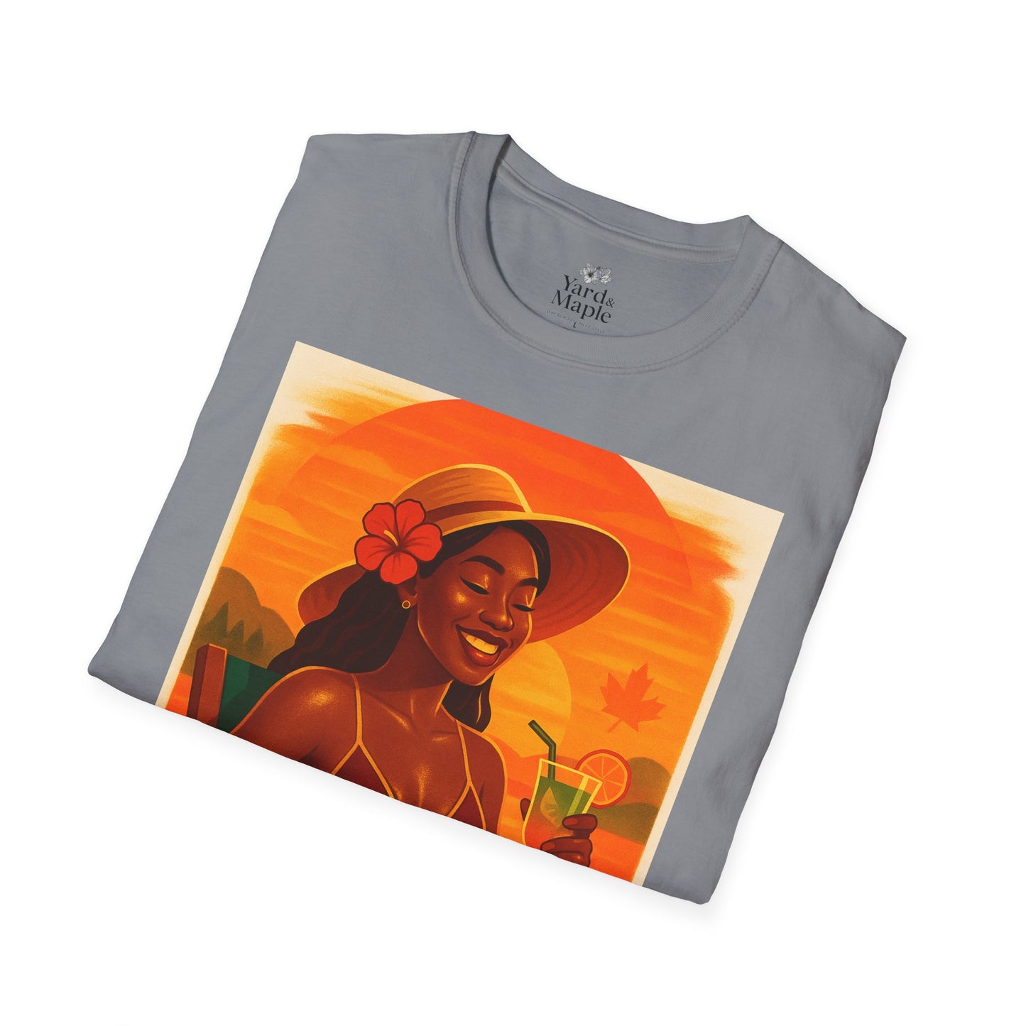 Tropical Vibes T-Shirt, Summer Graphic Tee, Vacation Outfit, Beachwear, Casual Wear, Gift for Her