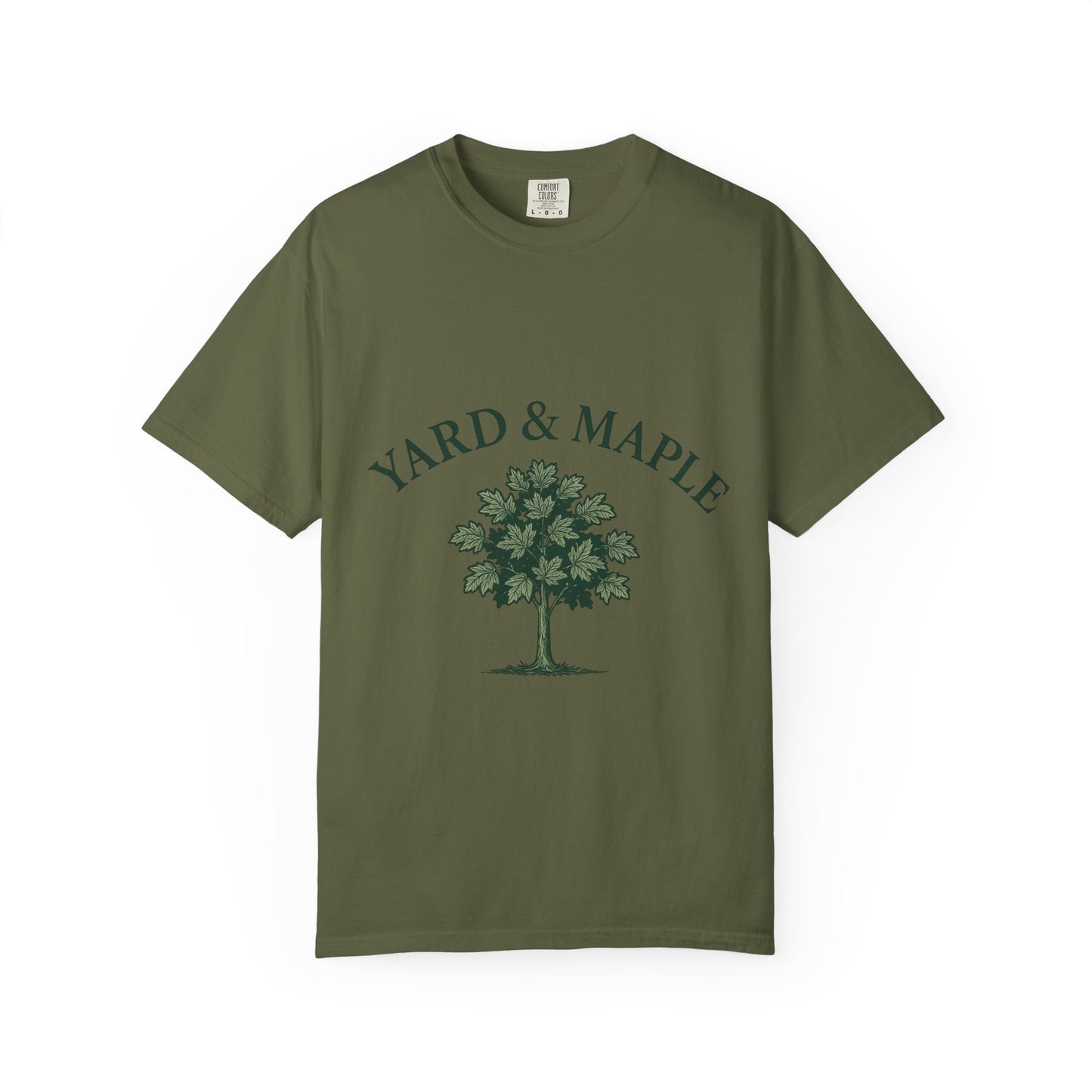 Yard & Maple Garment-Dyed T-Shirt for Nature Lovers, Comfortable Unisex Tee, Perfect for Casual Outings, Gifts for Tree Enthusiasts, [...]