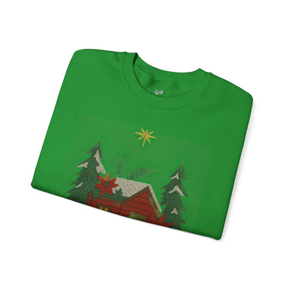 Cozy Holiday Sweatshirt - Island Noel Design, Unisex Christmas Crewneck, Winter Apparel, Gift for Him/Her, Seasonal Fashion
