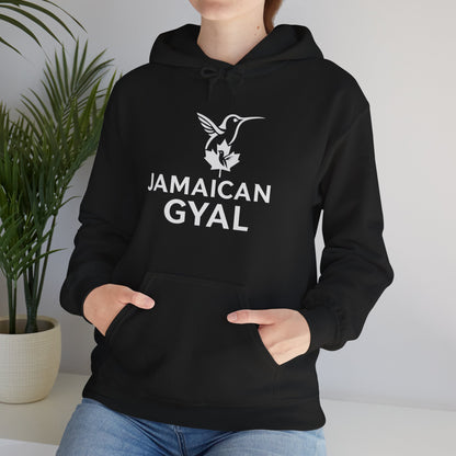Jamaican Gyal Hoodie — Hummingbird Graphic Jamaican Pride Sweatshirt