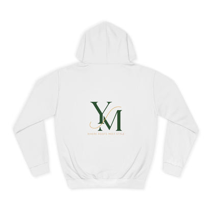 Cozy Unisex College Hoodie - Yard & Maple, Casual Wear, Student Gift, Outdoor Activity Sweater, Fall Fashion