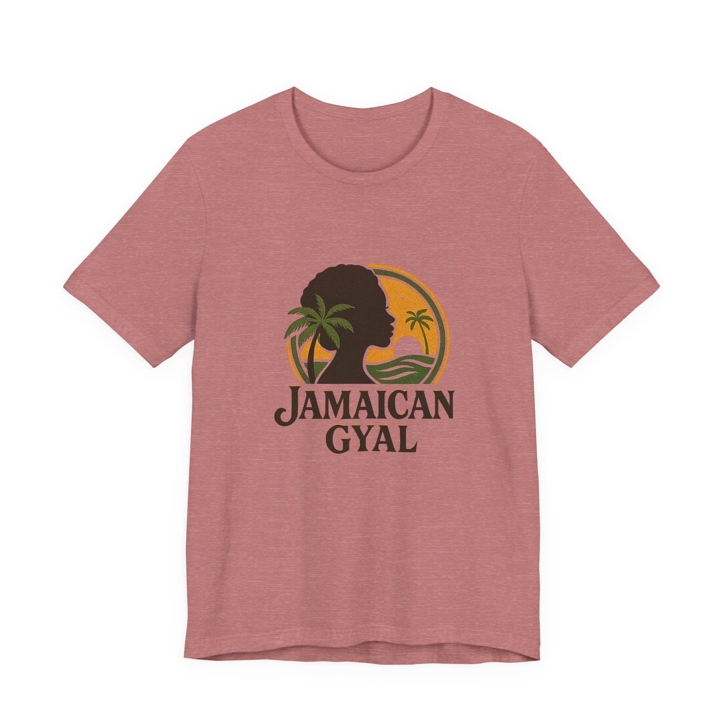 Jamaican Gyal Tee, Caribbean Vibe T-Shirt, Unisex Summer Shirt, Gift for Her, Tropical Style Apparel